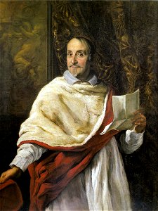 Baciccio - Retrato do Cardeal Ludovico Omodei. Free illustration for personal and commercial use.