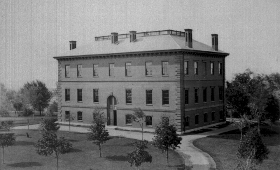 Back of Ballou Hall, 1879