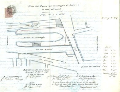Bacino di carenaggio, concessione per esercizio e processo verbale di consegna, Livorno 1891 - san dl SAN IMG-00001369