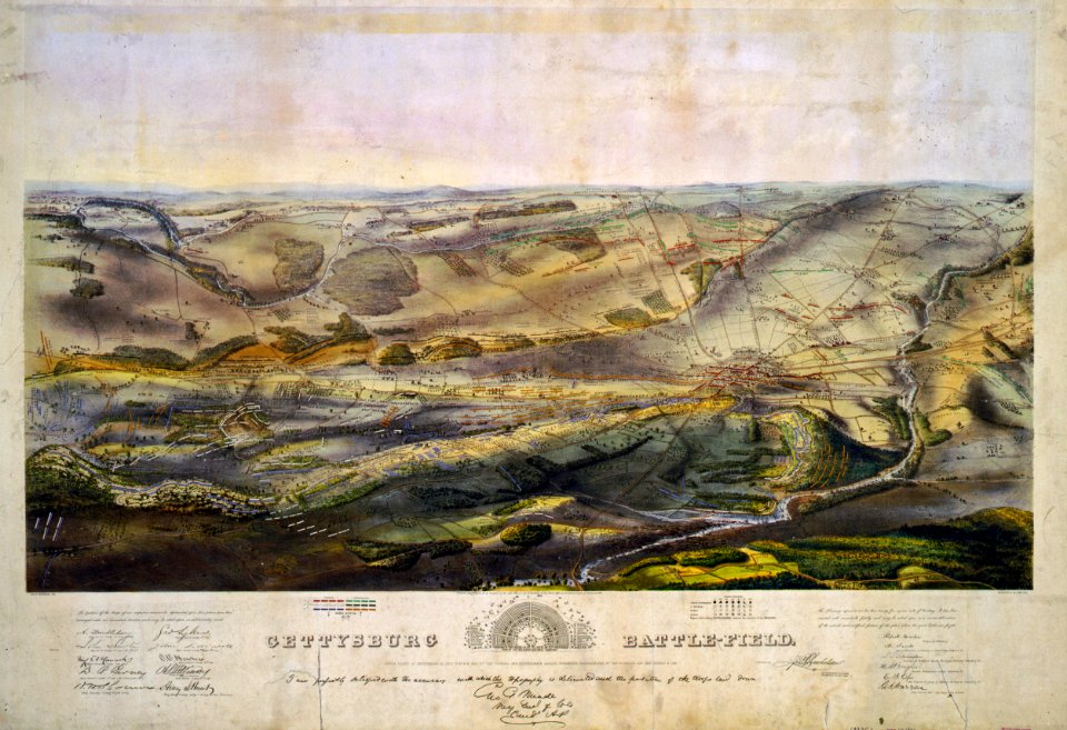 Bachelder Gettysburg Battlefield