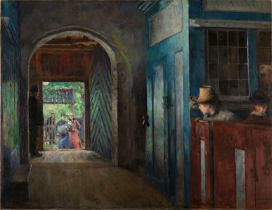 Harriet Backer - Christening in Tanum Church - NG.M.02465 - National Museum of Art, Architecture and Design