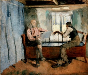 Harriet Backer - Farm Interior, Knabberud in Bærum - NG.M.01856 - National Museum of Art, Architecture and Design
