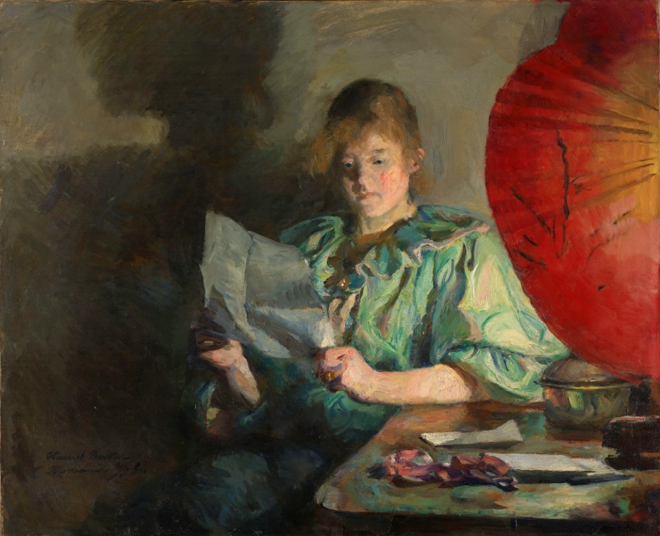 Harriet Backer - Evening, Interior - NG.M.02216 - National Museum of Art, Architecture and Design