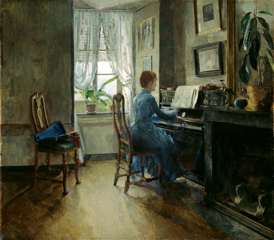 Harriet Backer - Chez moi - NG.M.00356 - National Museum of Art, Architecture and Design