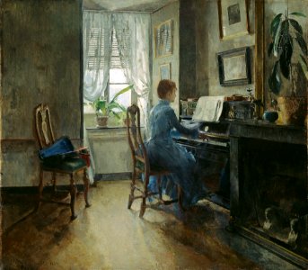 Harriet Backer - Chez moi - NG.M.00356 - National Museum of Art, Architecture and Design