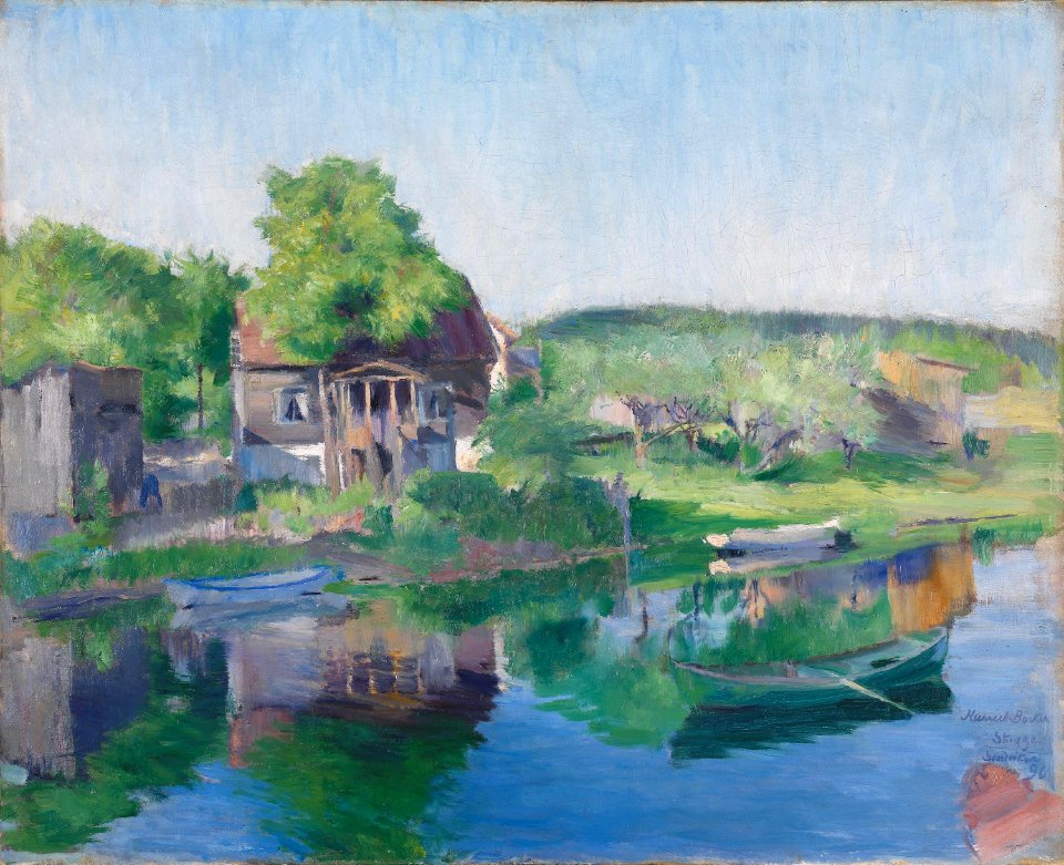 Harriet Backer - Fra Sandvikselven - NMK.2014.0121 - National Museum of Art, Architecture and Design