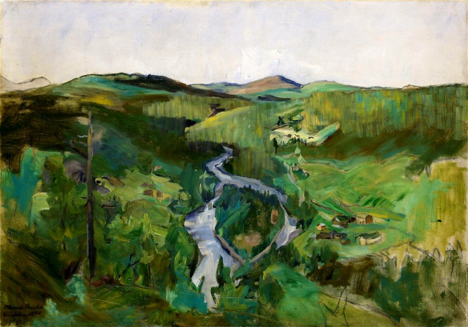 Harriet Backer - Landscape from Foldalen - NG.M.01992 - National Museum of Art, Architecture and Design