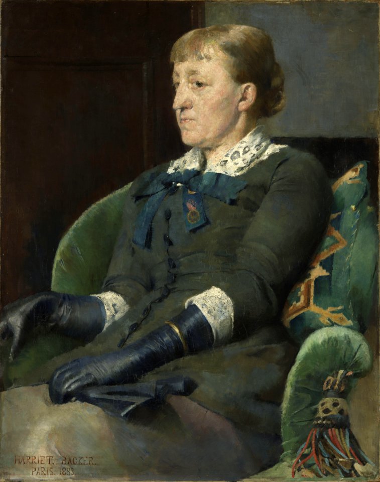 Harriet Backer - Portrait of the Painter Kitty Kielland - NG.M.01688 - National Museum of Art, Architecture and Design