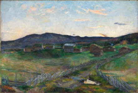 Harriet Backer - Autumn at Strålsjøen - NG.M.01035 - National Museum of Art, Architecture and Design