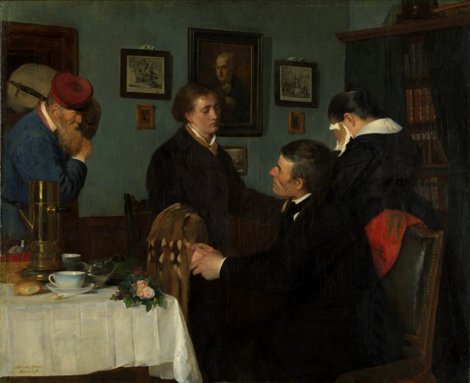 Harriet Backer - The Farewell - NG.M.02836 - National Museum of Art, Architecture and Design