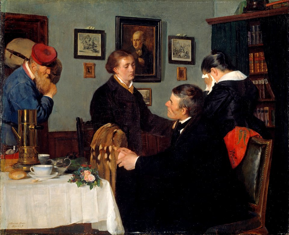 Harriet Backer - The Farewell - Google Art Project