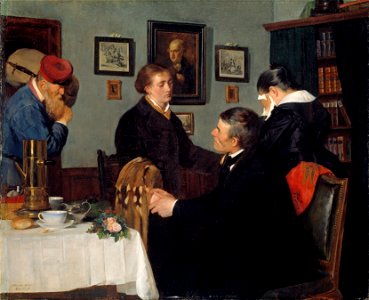 Harriet Backer - The Farewell - Google Art Project