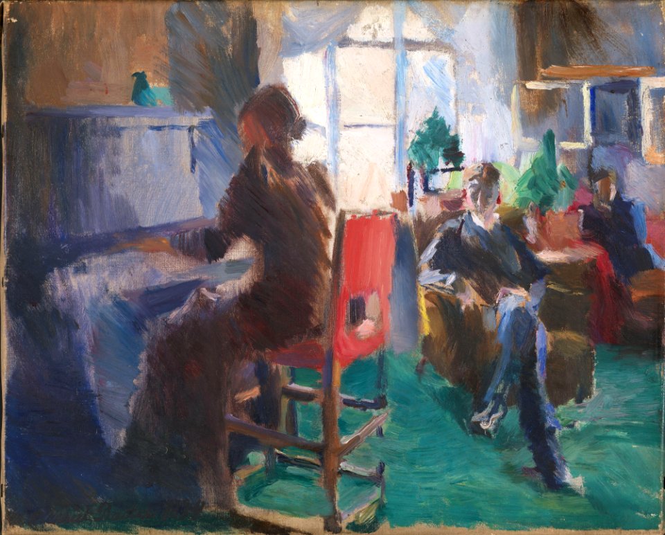 Harriet Backer - By the Piano - NG.M.01050 - National Museum of Art, Architecture and Design