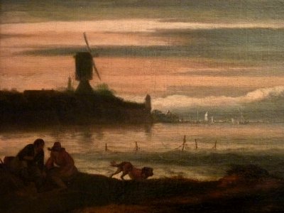 BACKHUYSEN Ludolf - Vue du Bastion Het Blauwhoofd à Amsterdam - Detail 03