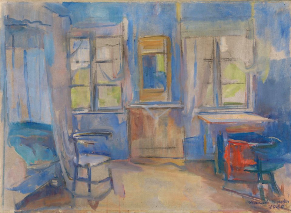 Harriet Backer - Interior from Einabu in Foldal - NG.M.01993 - National Museum of Art, Architecture and Design