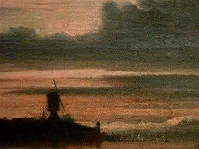 BACKHUYSEN Ludolf - Vue du Bastion Het Blauwhoofd à Amsterdam - Detail 02