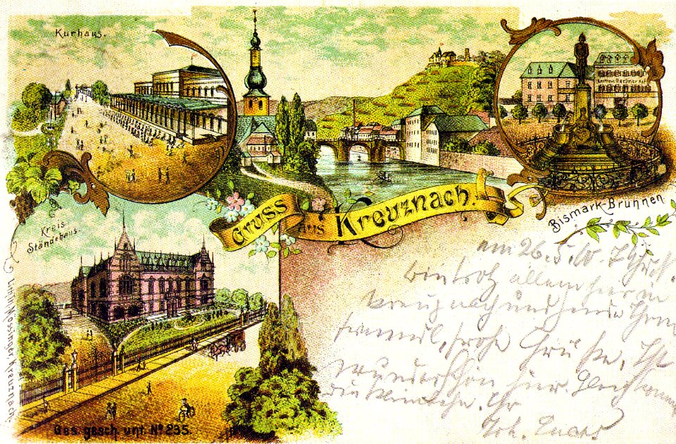 Bad-Kreuznach-sights-postcard-c1900