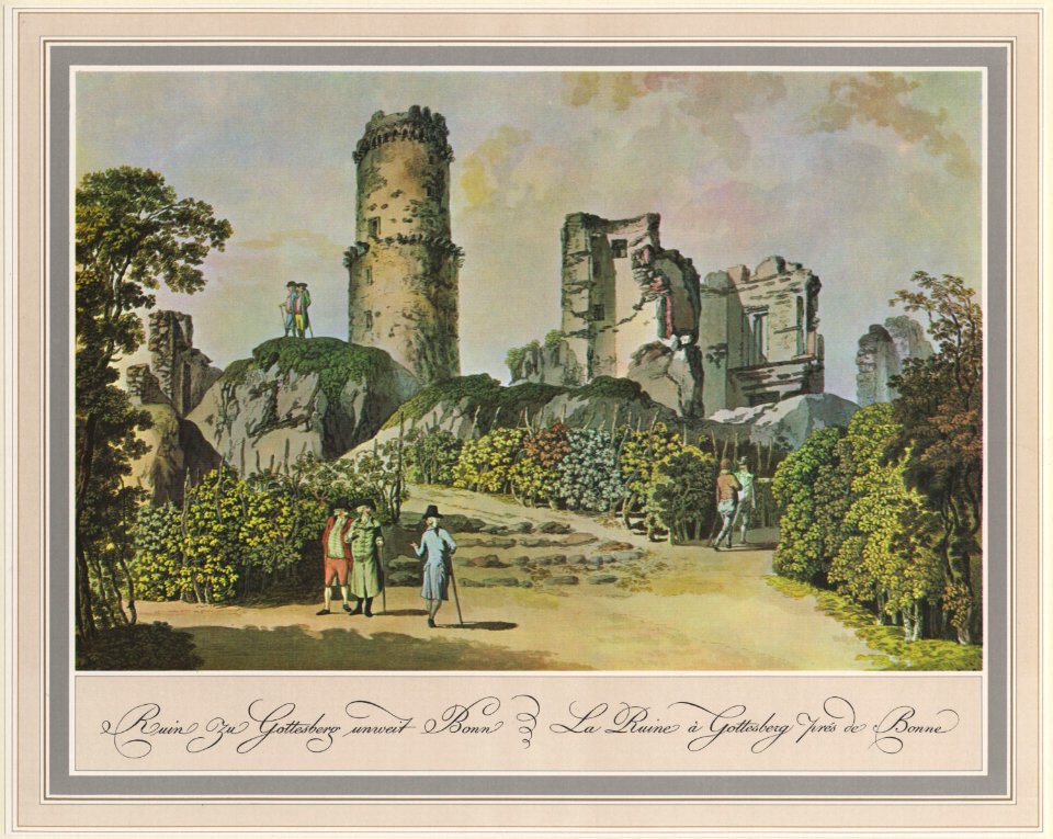 Bad Godesberg Burgruine Johann Andreas Ziegler