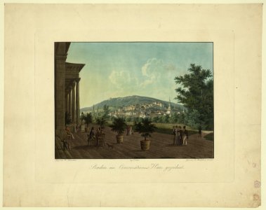 Baden im conversutions Haus gezeichnet LCCN2003671768