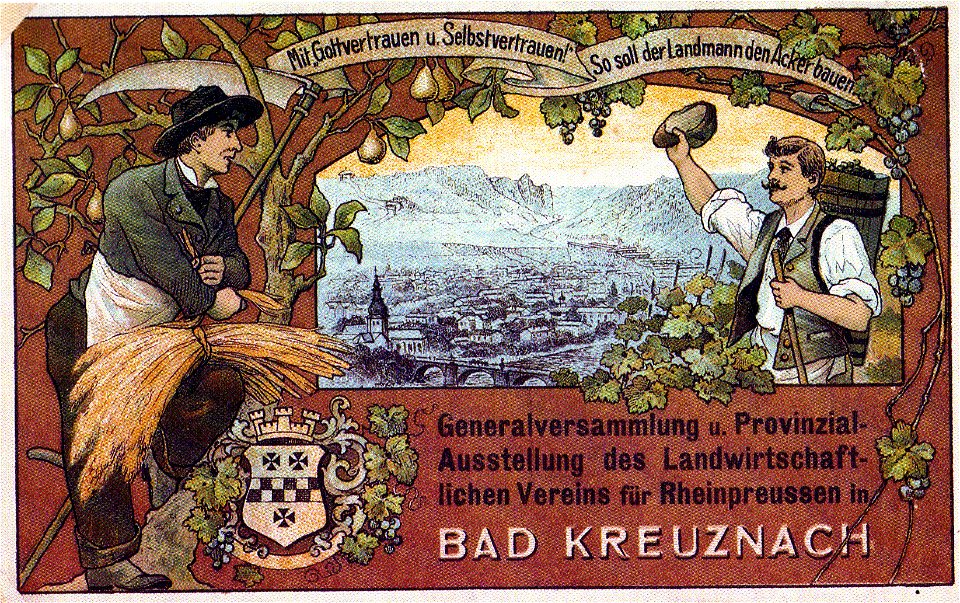 Bad-Kreuznach-postcard-Landwirtschaftsverein-c1900