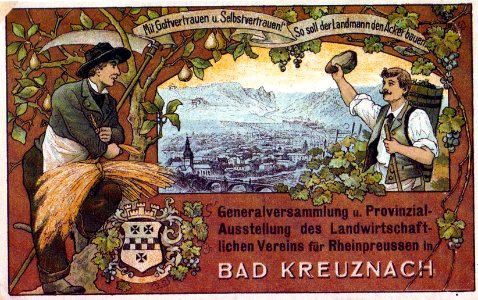Bad-Kreuznach-postcard-Landwirtschaftsverein-c1900