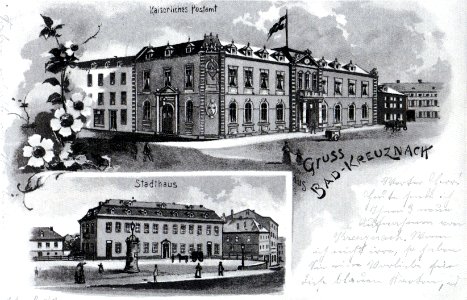 Bad-Kreuznach-Stadthaus-Postamt-postcard-1900