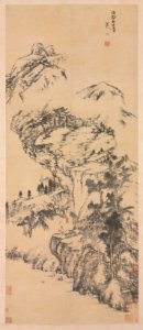 Bada Shanren - Landscape after Guo Zhongshu - 1955.36 - Cleveland Museum of Art