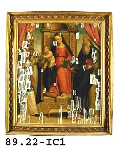 Bagnacavallo (Bartolomeo Ramenghi) - The Virgin Enthroned with Saint Amadio and Saint Anthony - 89.22 - Detroit Institute of Arts