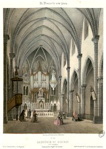 Bagnères de Bigorre (Hautes Pyrénées) - Intérieur de l'Eglise des Carmes (en couleurs) - Fonds Ancely - B315556101 A MERCEREAU 7 005