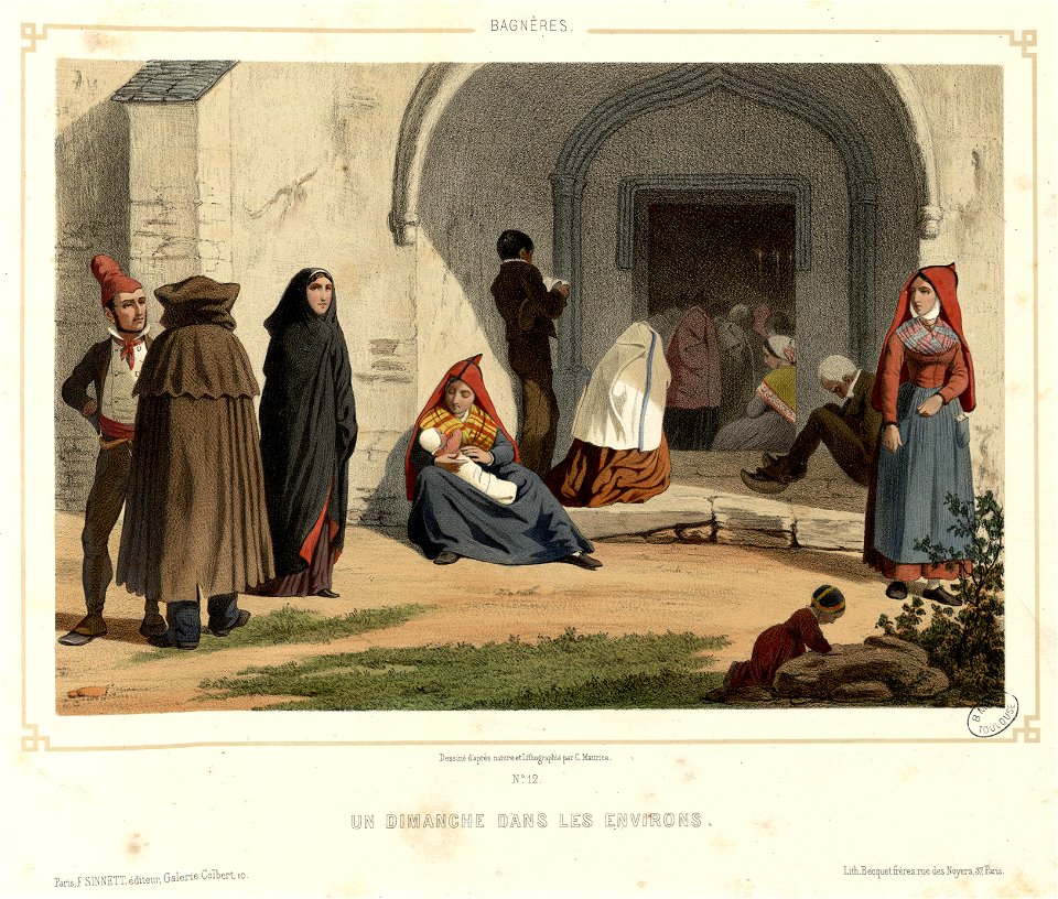 Bagnères - Un dimanche dans les environs - Fonds Ancely - B315556101 A MONTAUT 027
