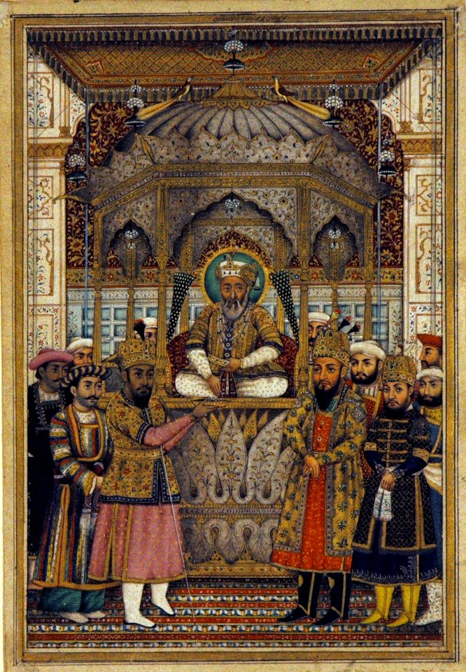 Bahadur Shah II in darbar, 1837, San Diego Museum of Art