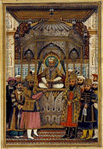 Bahadur Shah II in darbar, 1837, San Diego Museum of Art