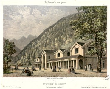 Bagnères-de-Luchon, l'établissement thermal et la buvette - Fonds Ancely - B315556101 A MERCEREAU 1 011