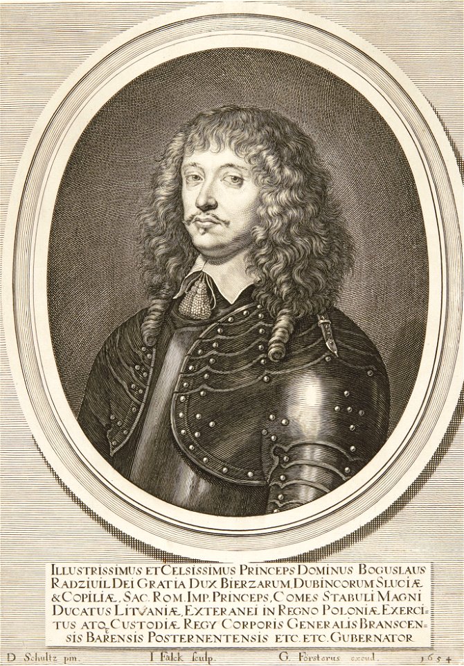 Bahusłaŭ Radzivił. Багуслаў Радзівіл (D. Schultz, 1654)