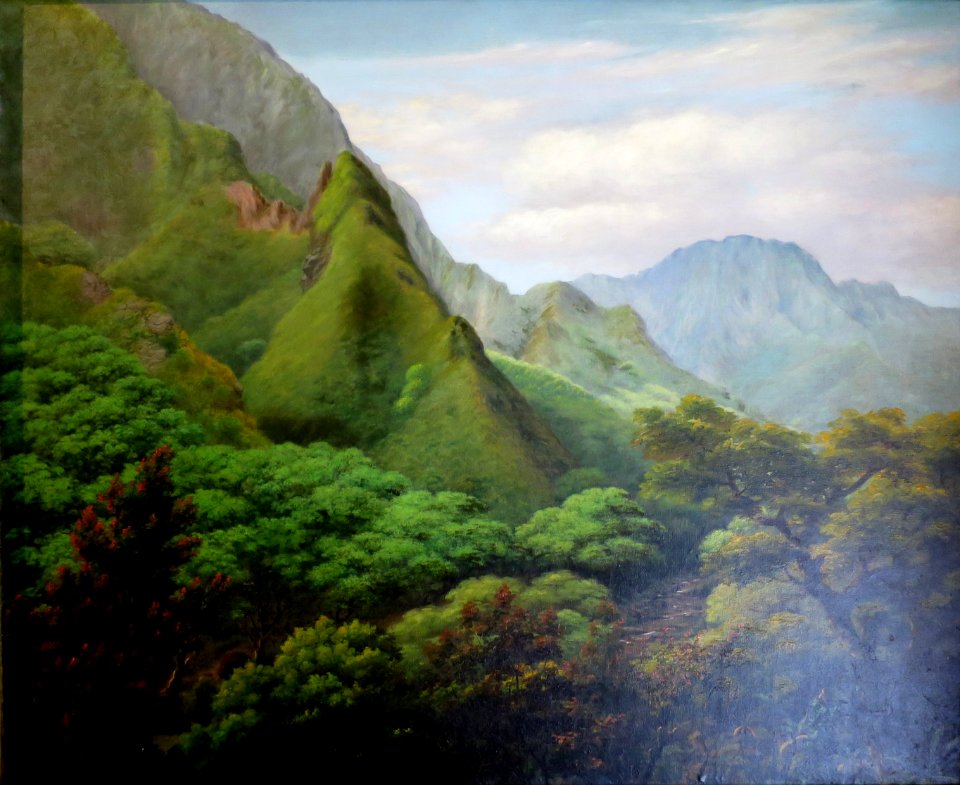 Iao Valley and Mountains by Edward Bailey, Bailey House Museum