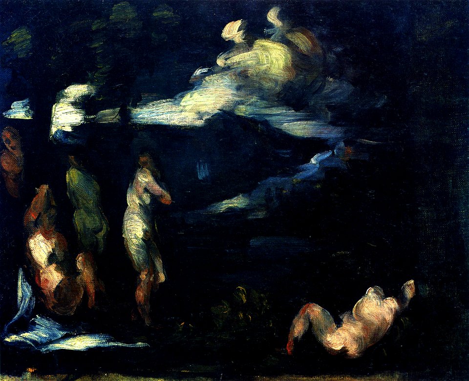 Baigneurs, par Paul Cézanne, 1870