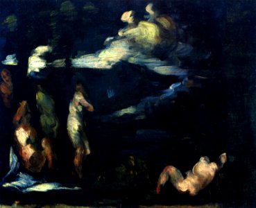 Baigneurs, par Paul Cézanne, 1870