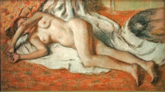 Baigneuse allongée dEdgar Degas (Musée dOrsay) (3210105105)