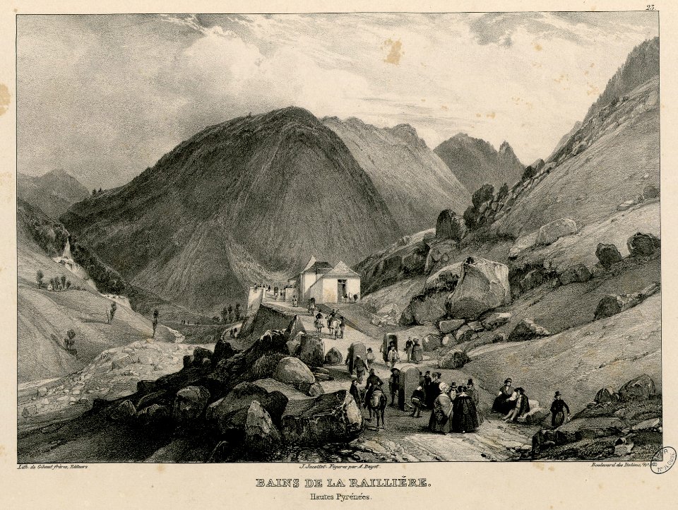 Bains de la Raillière (Hautes Pyrénées) - Fonds Ancely - B315556101 A JACOTTET 1 027