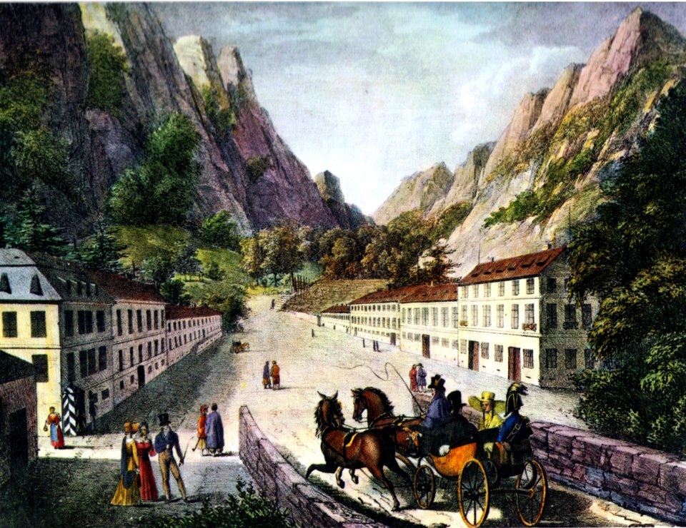 Baile Herculane road 1824