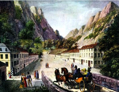 Baile Herculane road 1824