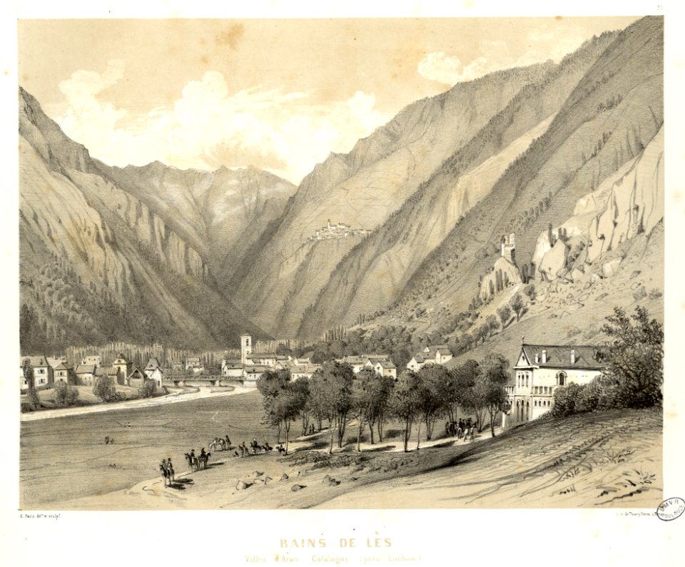 Bains de Lès, Vallée d'Aran, Catalogne (près Luchon) - Fonds Ancely - B315556101 A PARIS 1 026