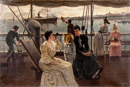 Bajo toldilla, de José Bermudo Mateos (Museo del Prado)