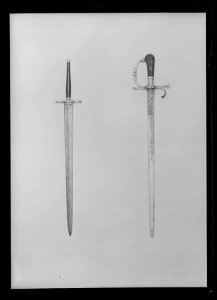Bajonett, hirschfängare 5253 - Livrustkammaren - 9053