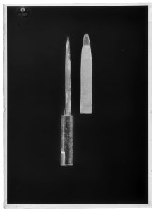 Bajonett med knivblad, möjligen 1800-tal - Livrustkammaren - 51864-negative