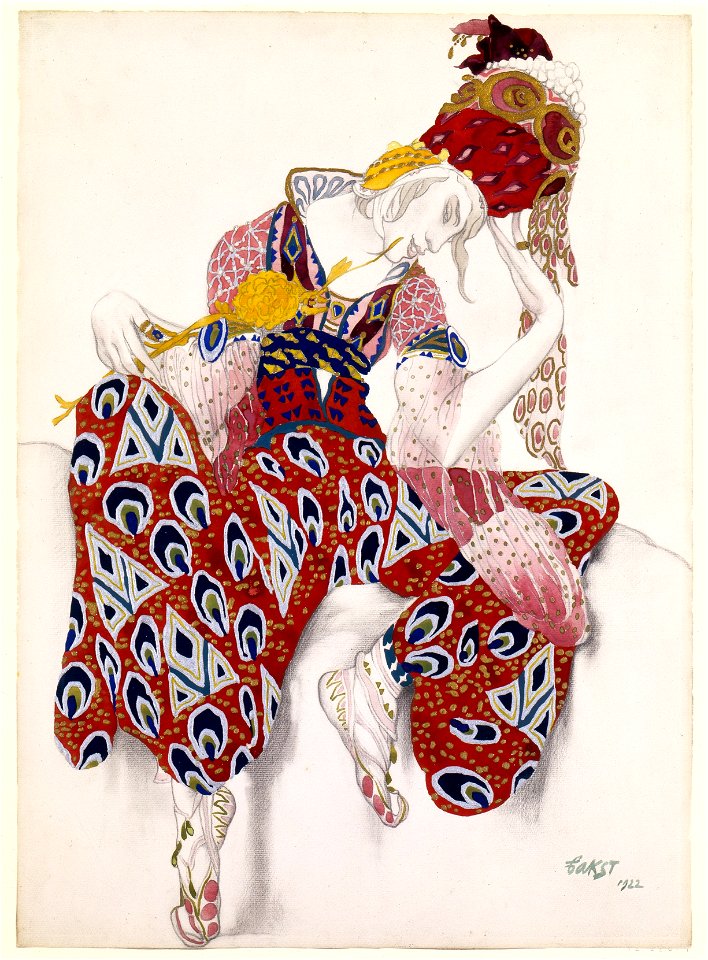 Bakst La Péri costume of Iskender