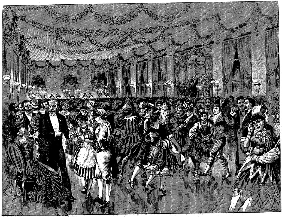 Bal des folles à la Salpetrière en 1888