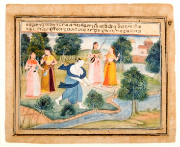 Balarama alters the course of the Jamuna River (6124518303)