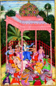 Balarama, Krishna's Brother, Unleashes His Fury upon Rukmi (6124531077)