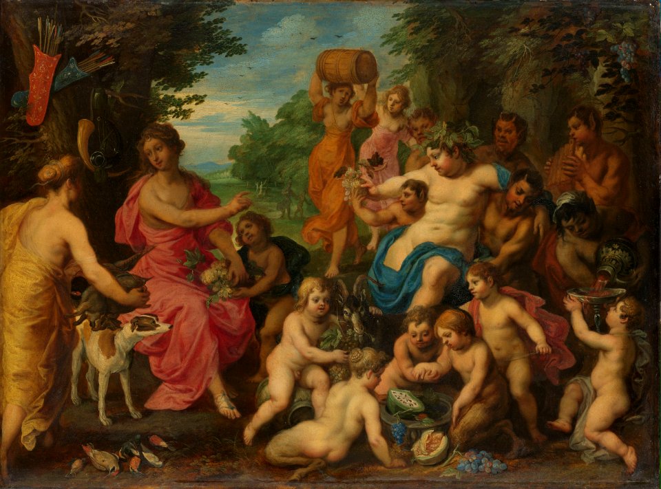 Hendrick van Balen (I) - Bacchus and Diana